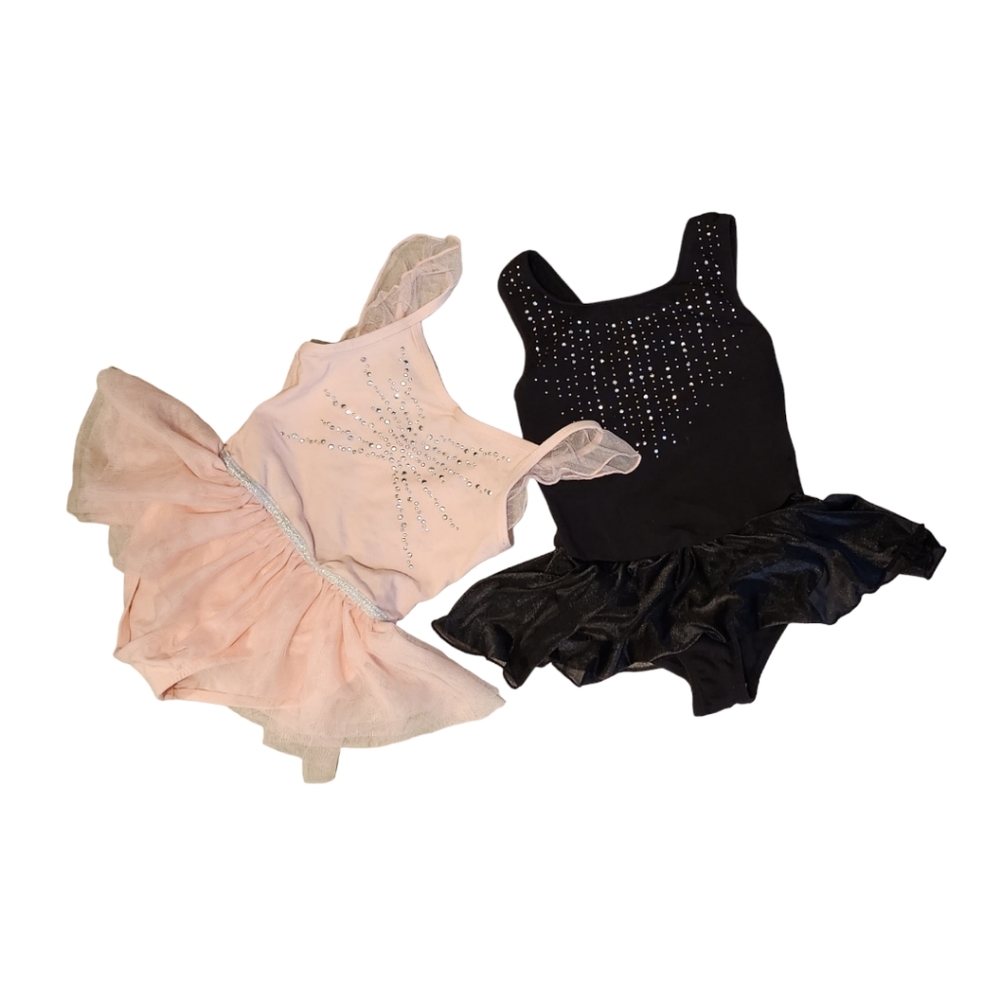 Sparkely Skirted Leotards bundle of 2